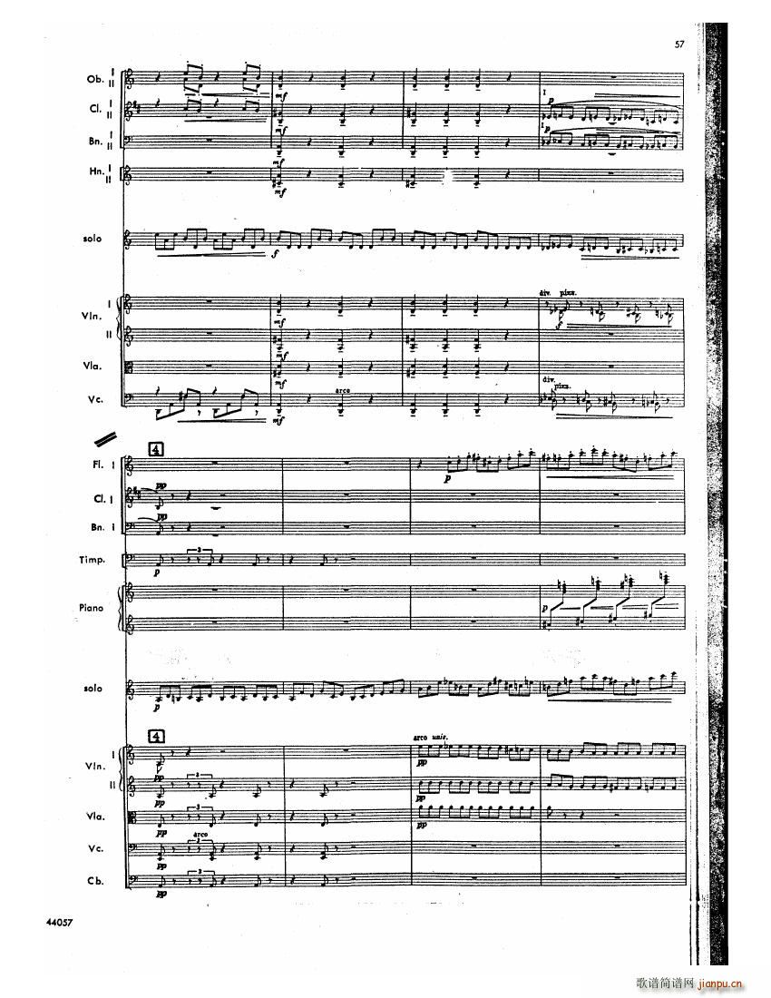 Barber op 14 Violin Concerto Score ()16