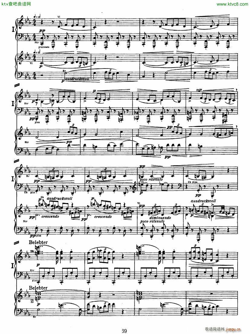 Bruckner Symphony No 4 4 hands arr ()18