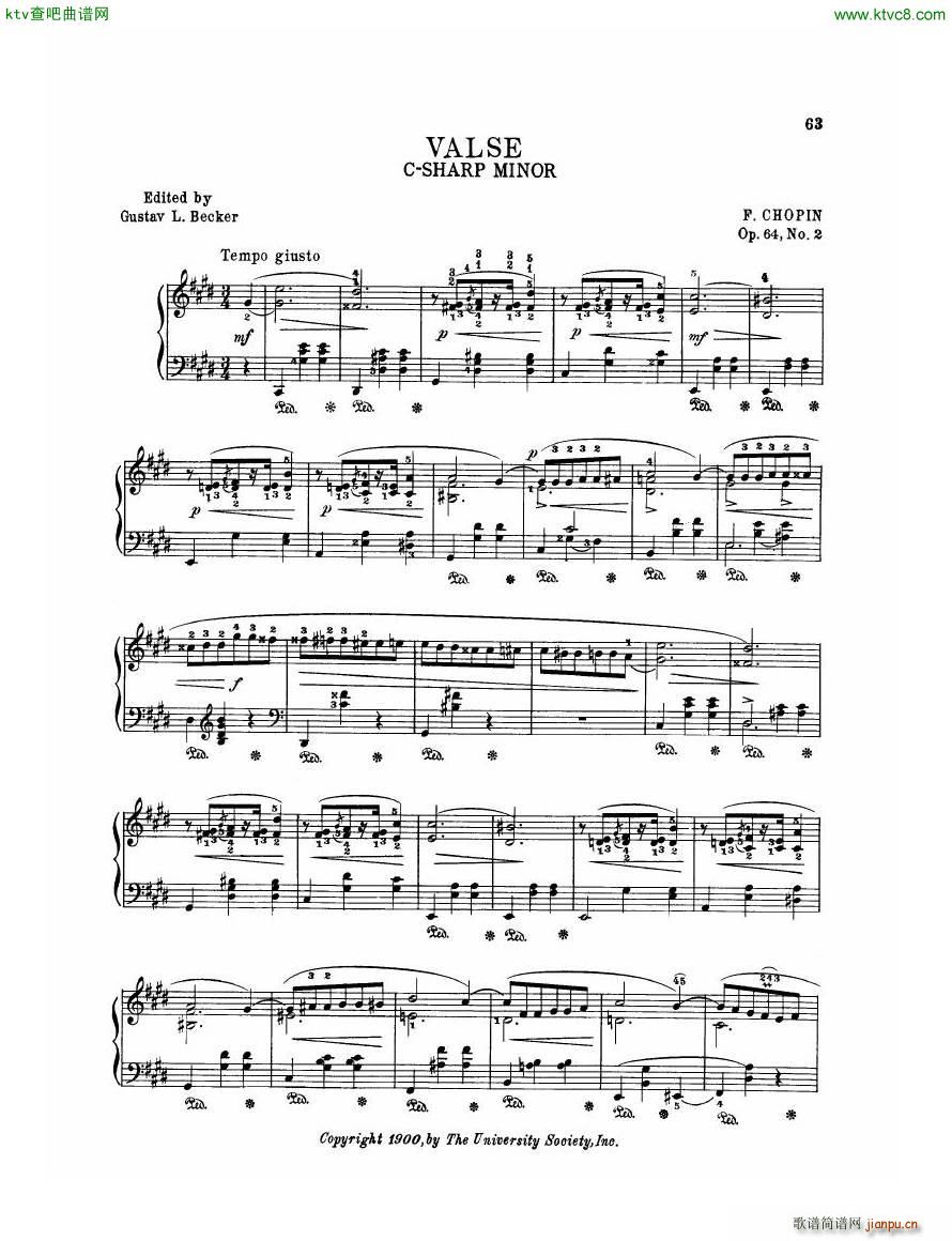 Chopin Op 64 No 2 Waltz in C minor()1