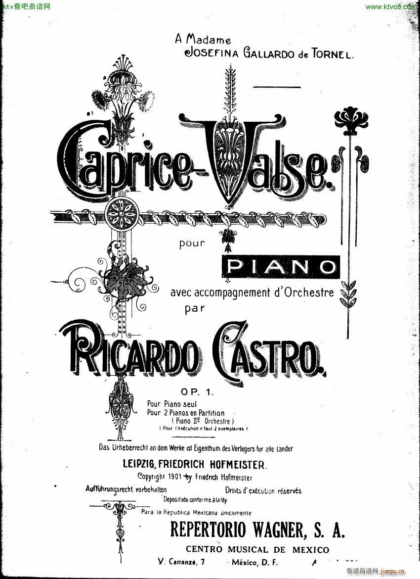Castro Caprice Valse Op1()1