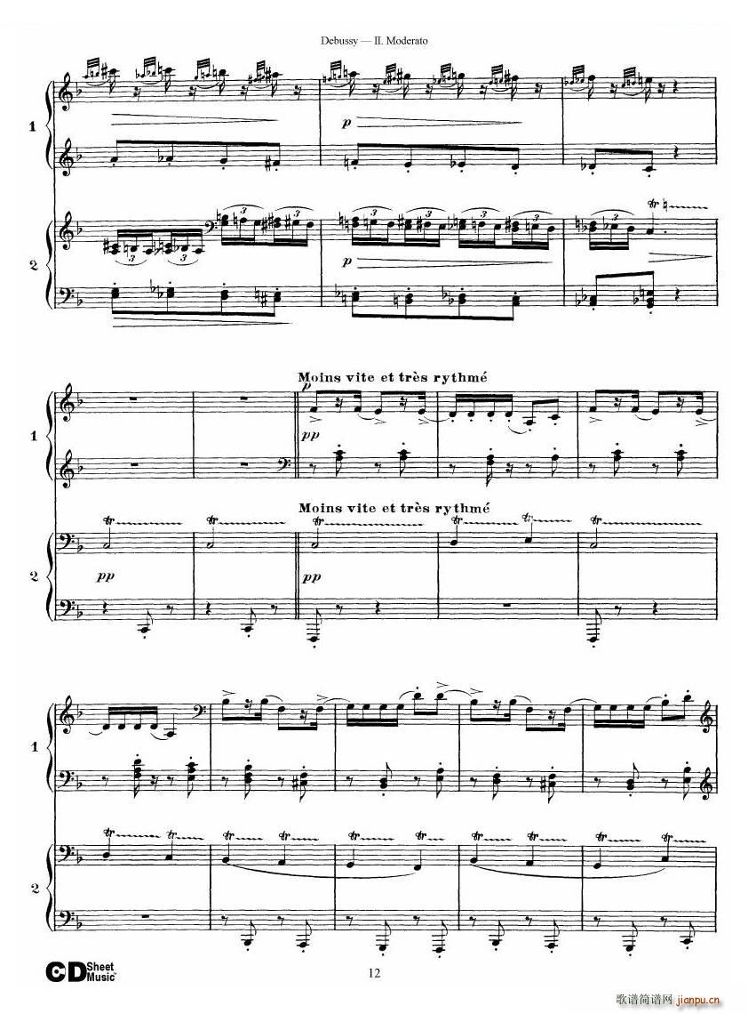 Debussy Printemps II Printemps II(ʮּ)12