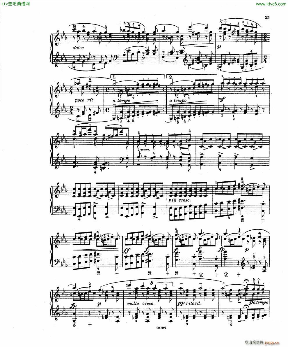Fuchs Robert Improvisation pour clavier op 11()19