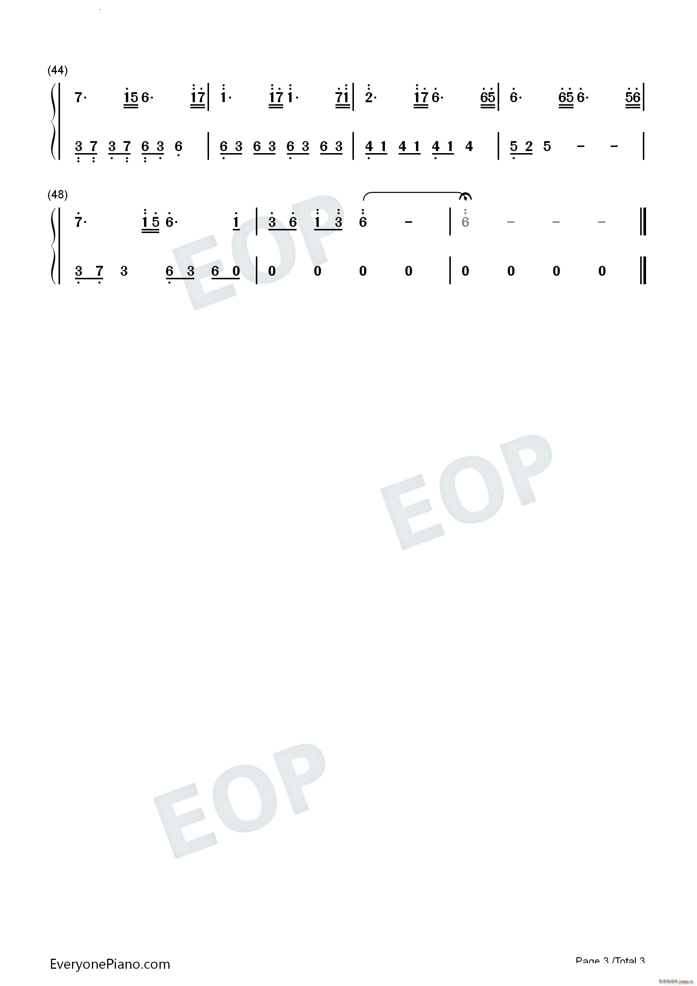 Secunda-上古卷轴5 天际五线谱预览-EOP在线乐谱架