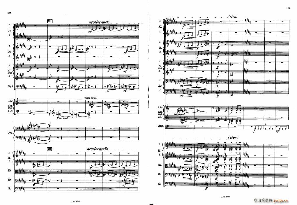 Bartok SZ 83 Piano Concerto No1 Full Score ()24