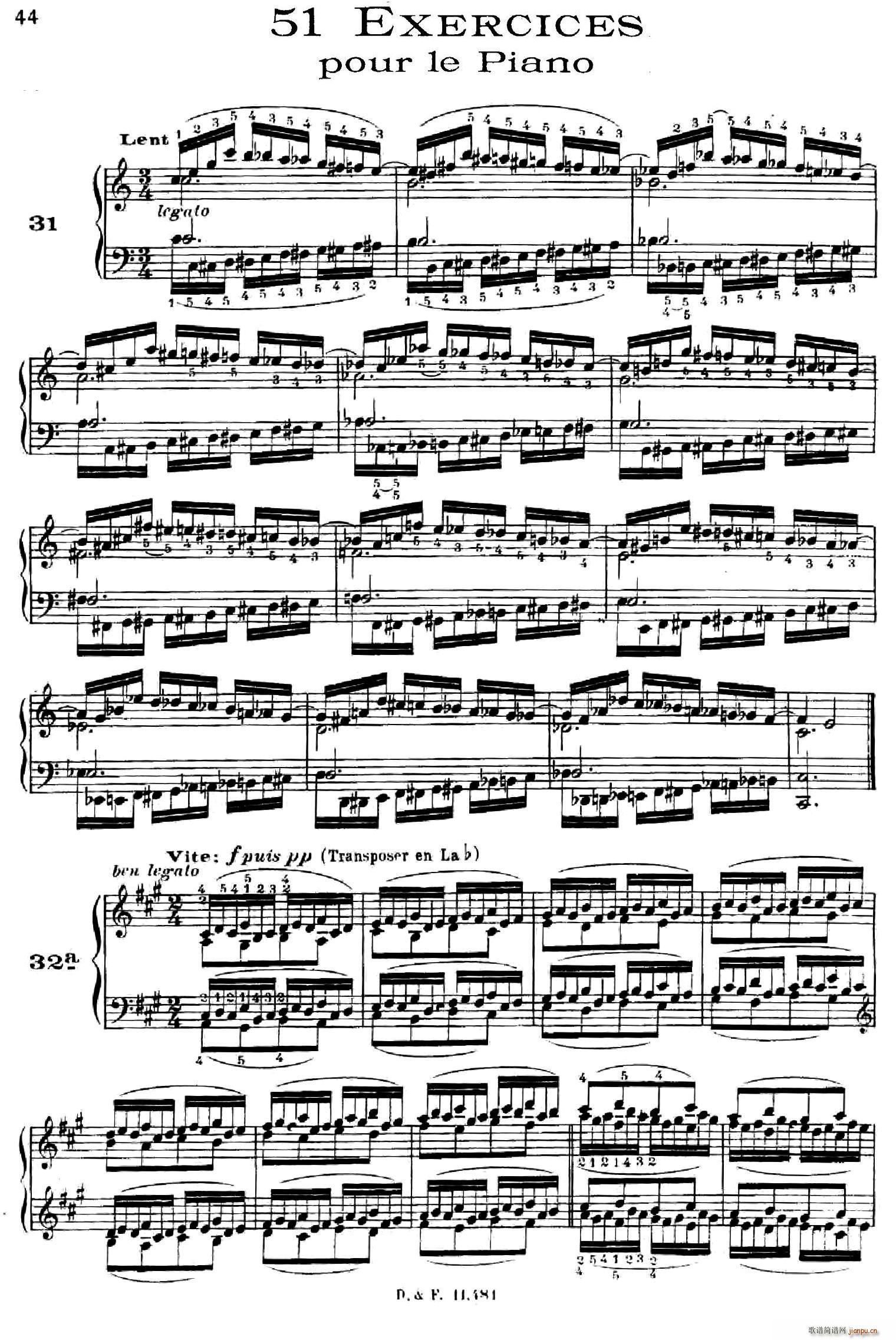 51 Exercises WoO 6 51׸ϰ 31 37()1