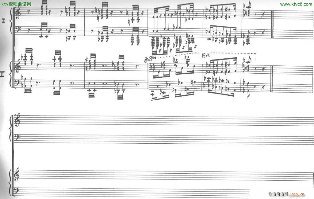 Bolling Sonata for Two Pianist no 2 Part3()14