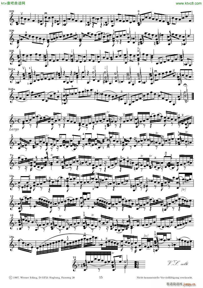 Bach JS BWV 1005 Sonata for Solo Violin in C()15