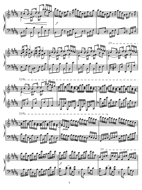 EtudeinBMajor()7