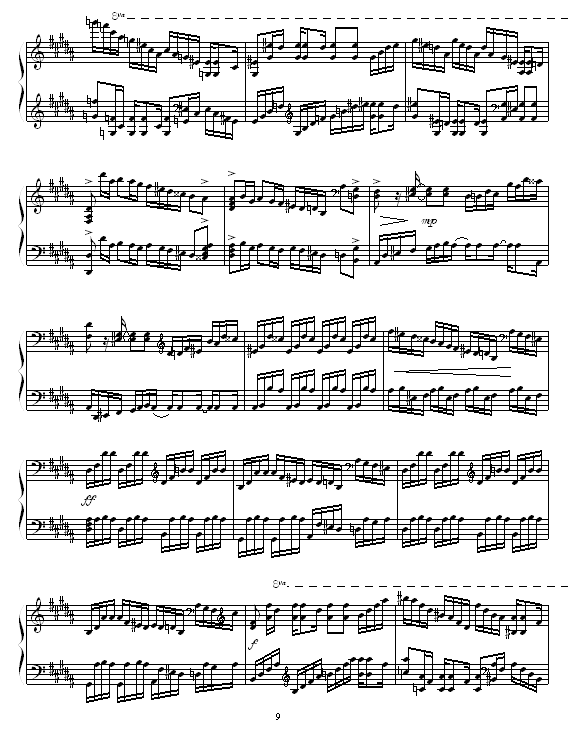 EtudeinBMajor()9