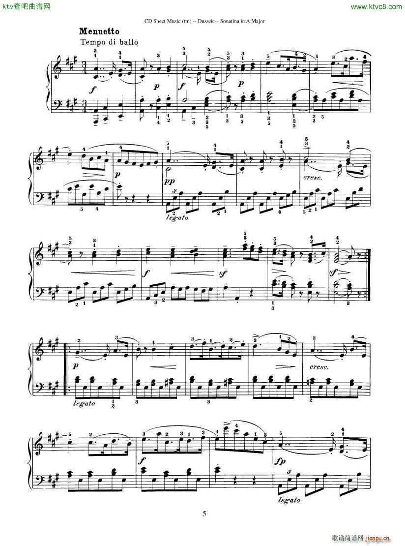 Dussek Sonatina in G Major()24