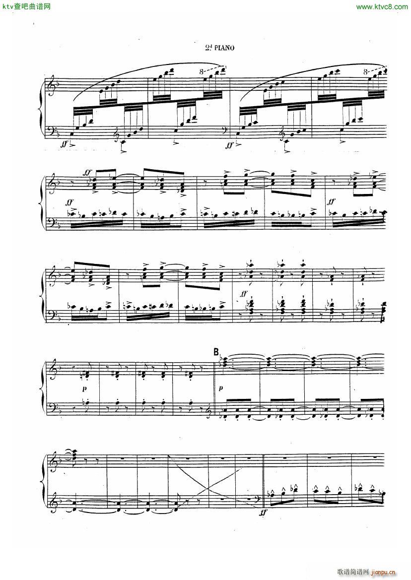 Chabrier Espana for two pianos()21