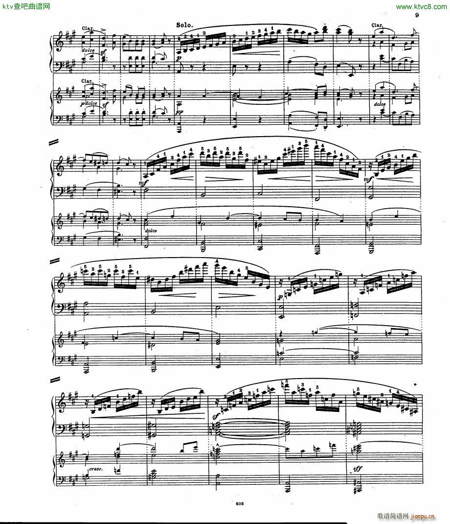 Hummel op 56 Rondo brillant pno orch()8