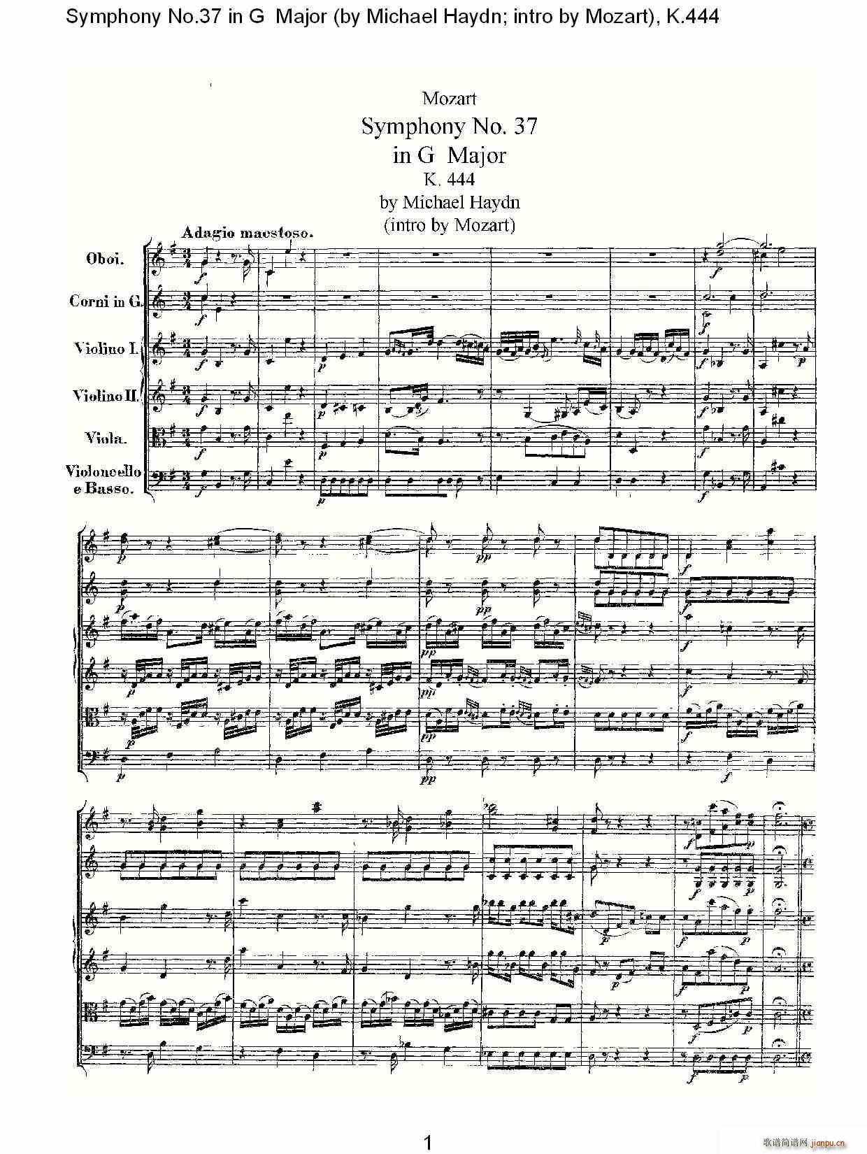 Symphony No.37 in G Major(ʮּ)1
