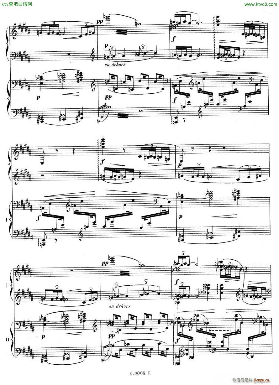 Debussy Ravel 3 Nocturnes 2pno()34