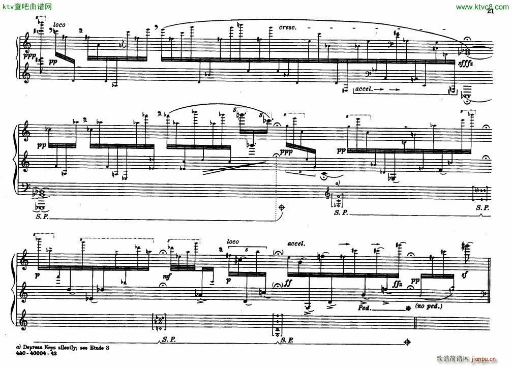 Bolcom 12 etudes for piano()21