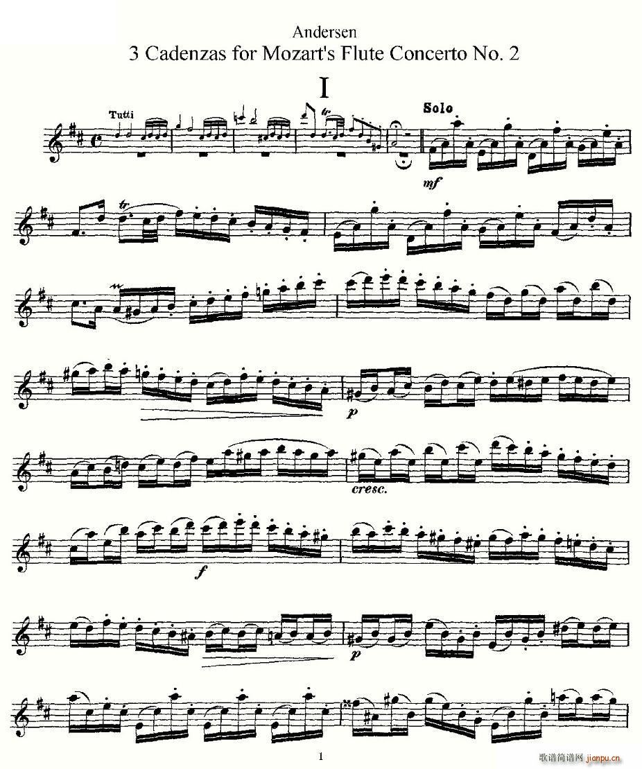 3 Cadenzas for Mozart