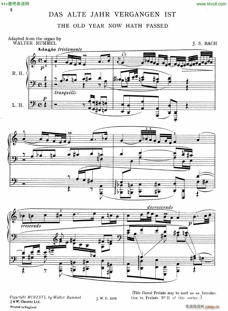 Bach Rummel Transcriptions()23