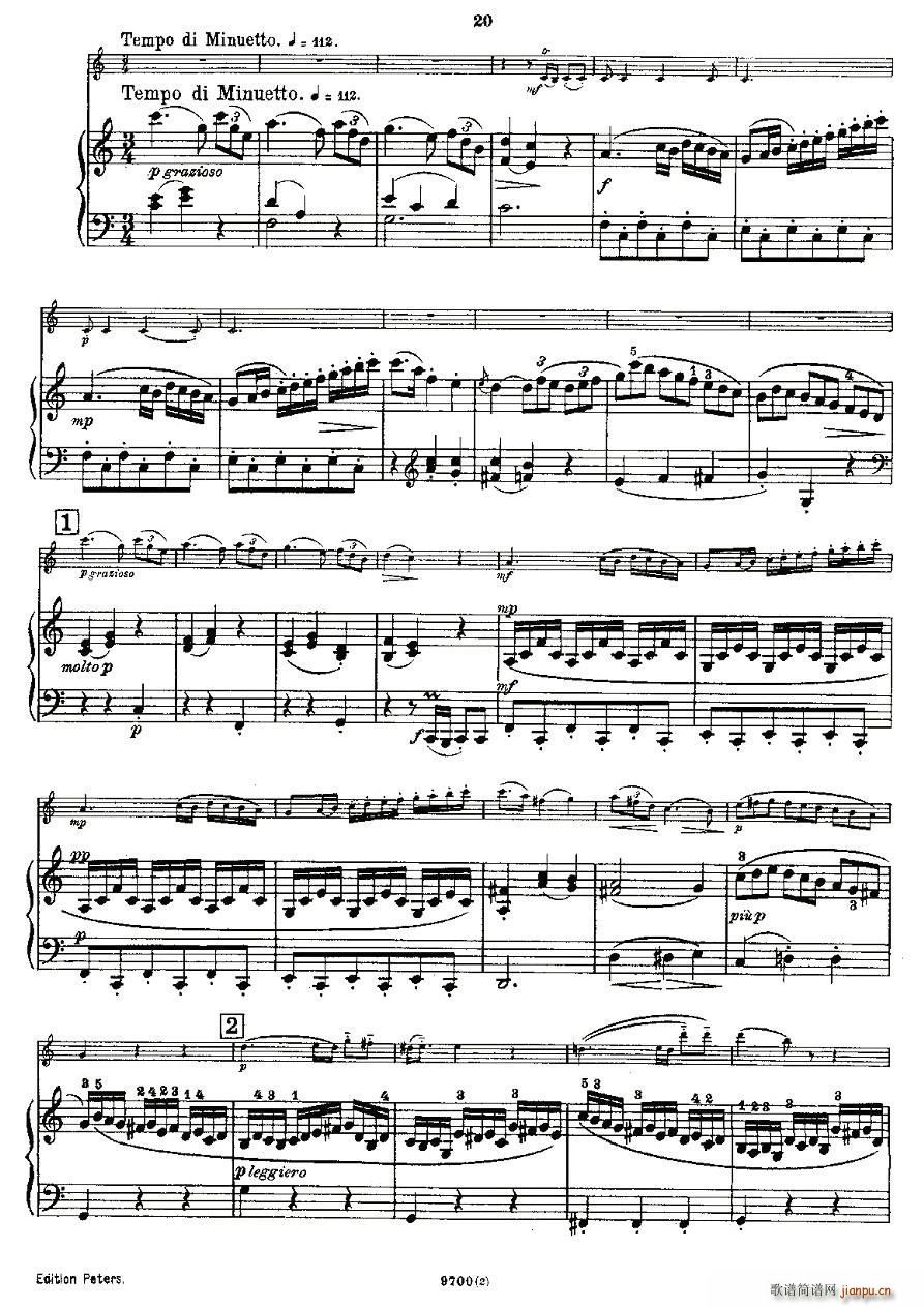 Mozart Violin Sonata No 2 KV 303 ڶС(С)9
