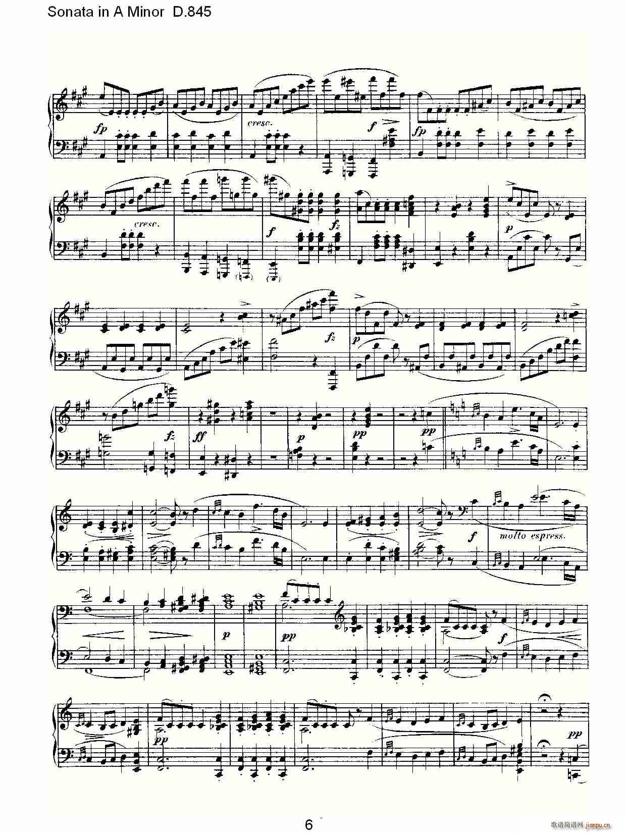 Sonata in A Minor D.845(ʮּ)6