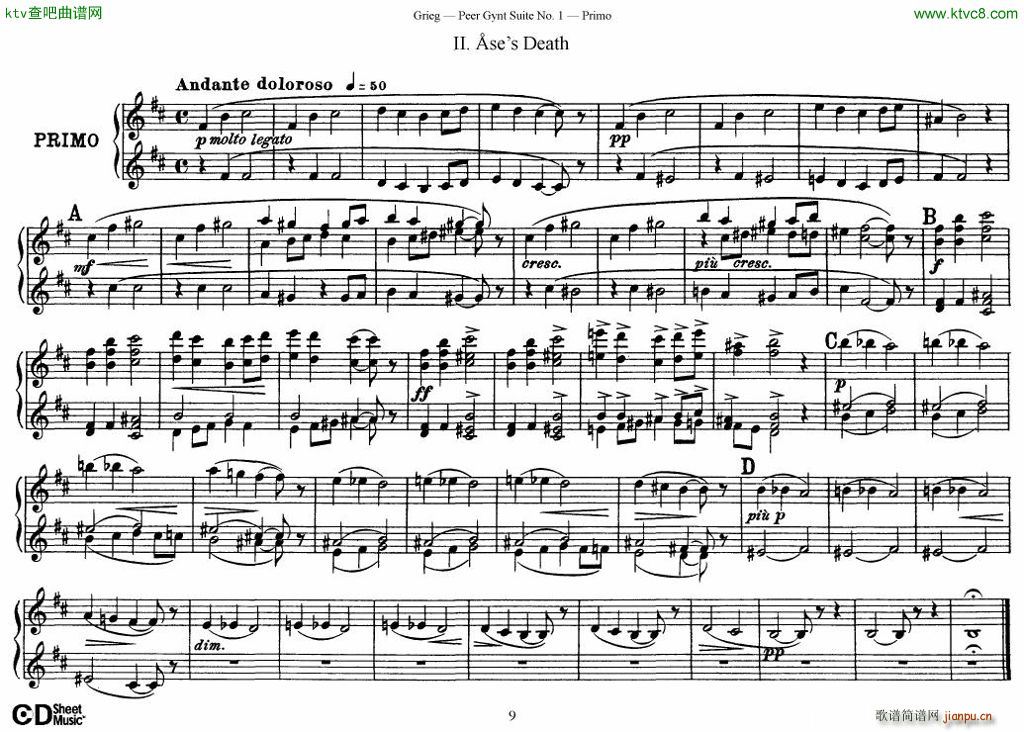 Peer Gynt Suite No 1()9