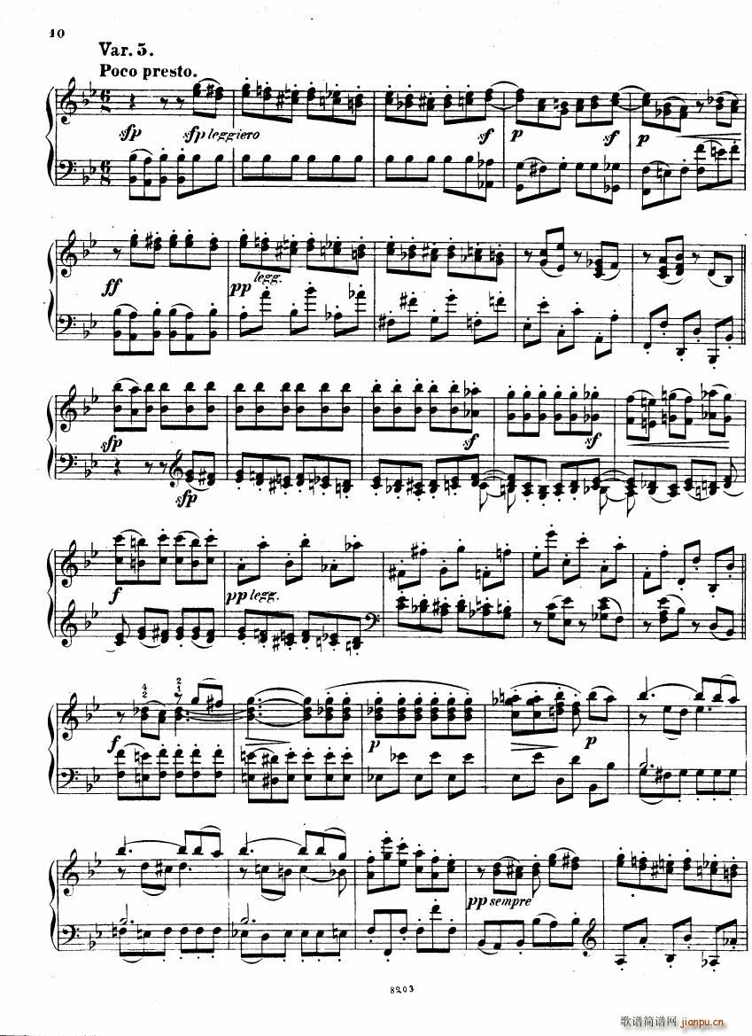 Brahms Stark Haydn Variations pno solo()9