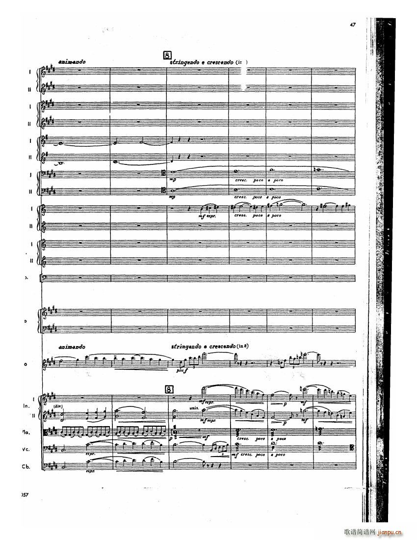 Barber op 14 Violin Concerto Score ()6