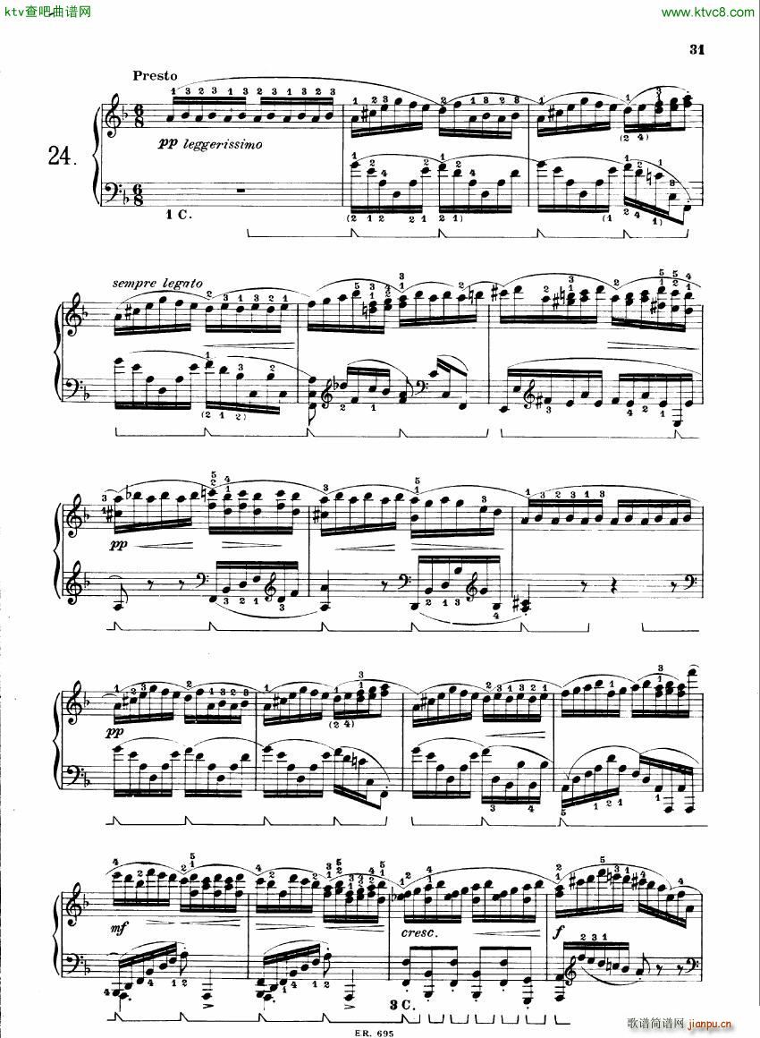 Busoni op37 Twenty Four Preludes ()23