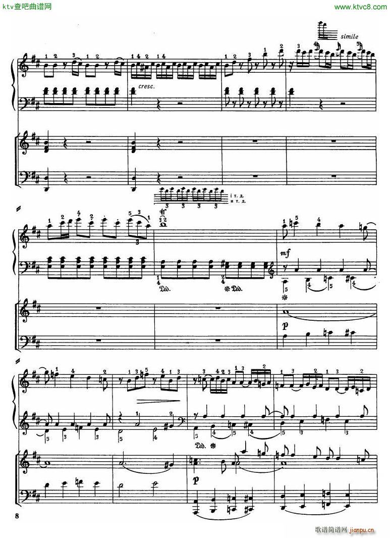 Haydn Piano Concerto in D Major 2pf()6
