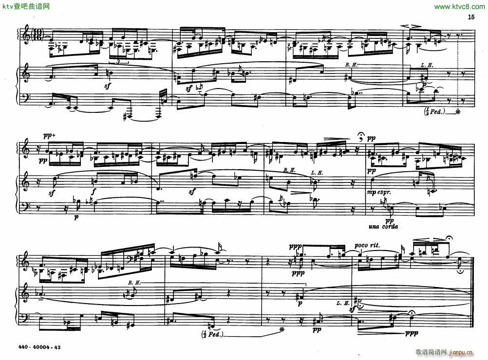 Bolcom 12 etudes for piano()15
