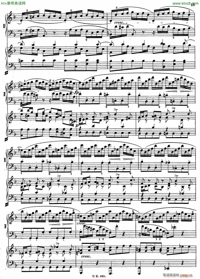 Bach JS BWV 1052 Keyboard Concerto in d ed R ntgen()13