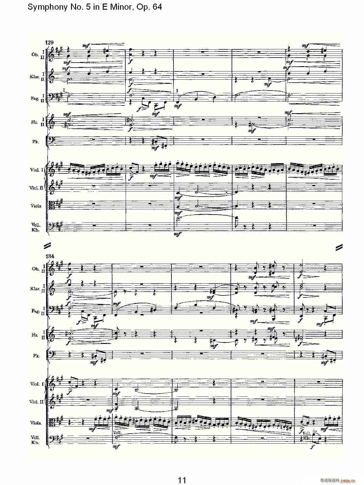 Symphony No. 5 in E Minor, Op.(ʮּ)11