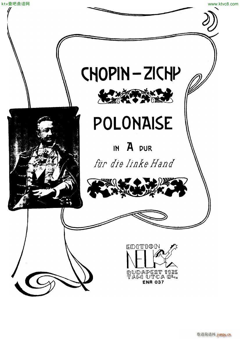 Zichy Chopin Polonaise in A for the left hand()1