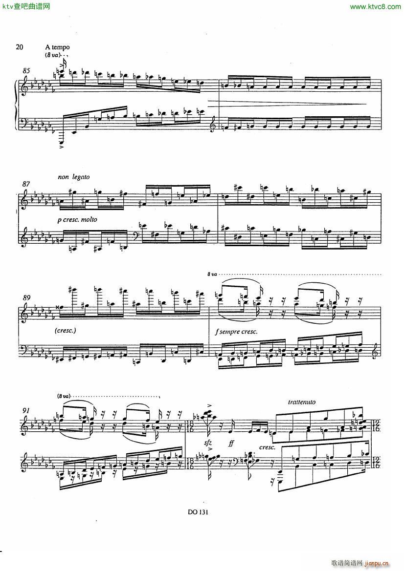 Etude No 12 Prlude et Fugue()18