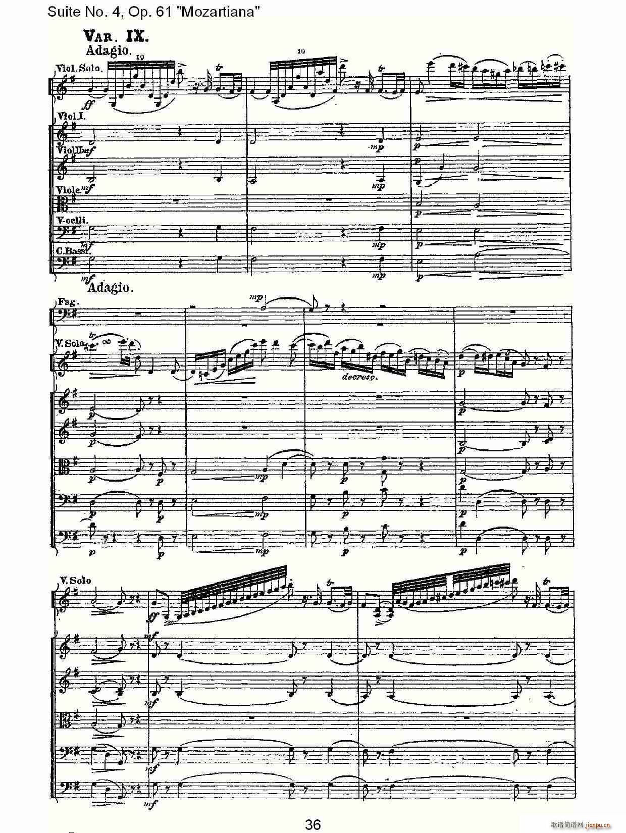 Suite No. 4, Op.61(ʮּ)6