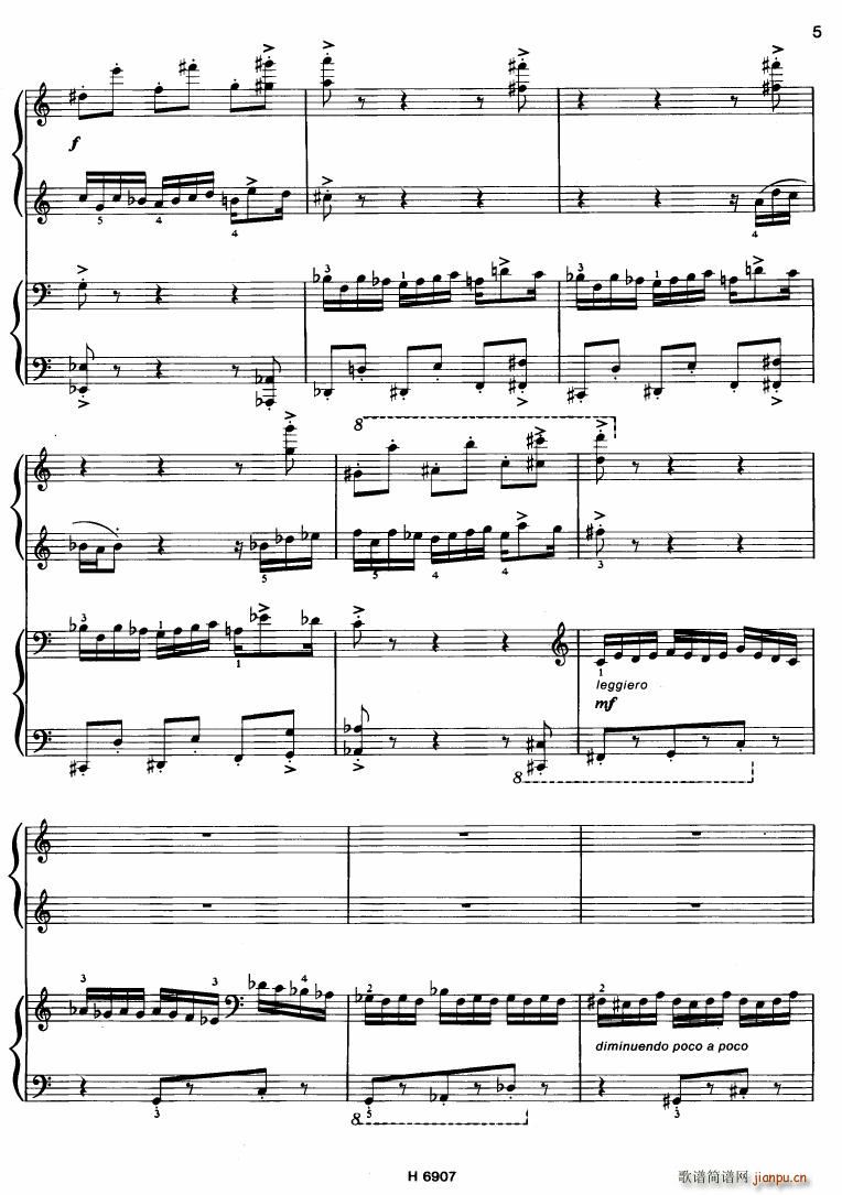 Barton Sonatina for 4 hands()5