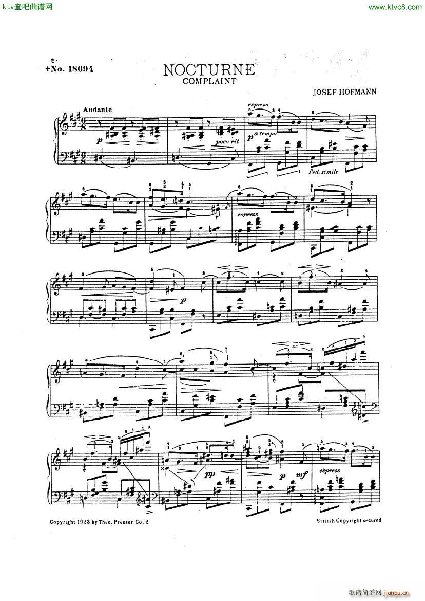 hofmann nocturne()1