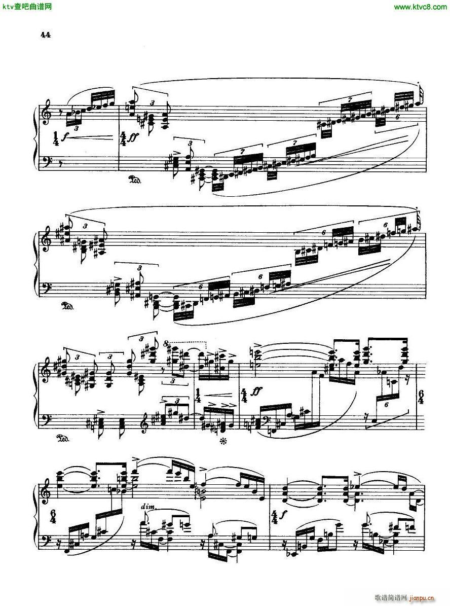Bridge H160 Piano Sonata 1923 4()44