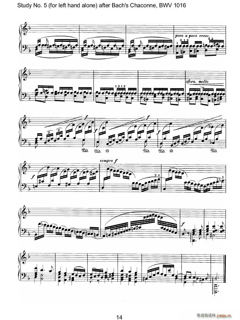 Bach Brahms BWV1016 Chaconne as Etude 5 left hand()27
