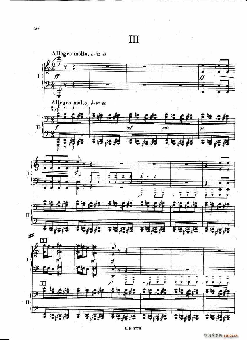 Bartok SZ 83 Piano Concerto 1 2p reduct ()7