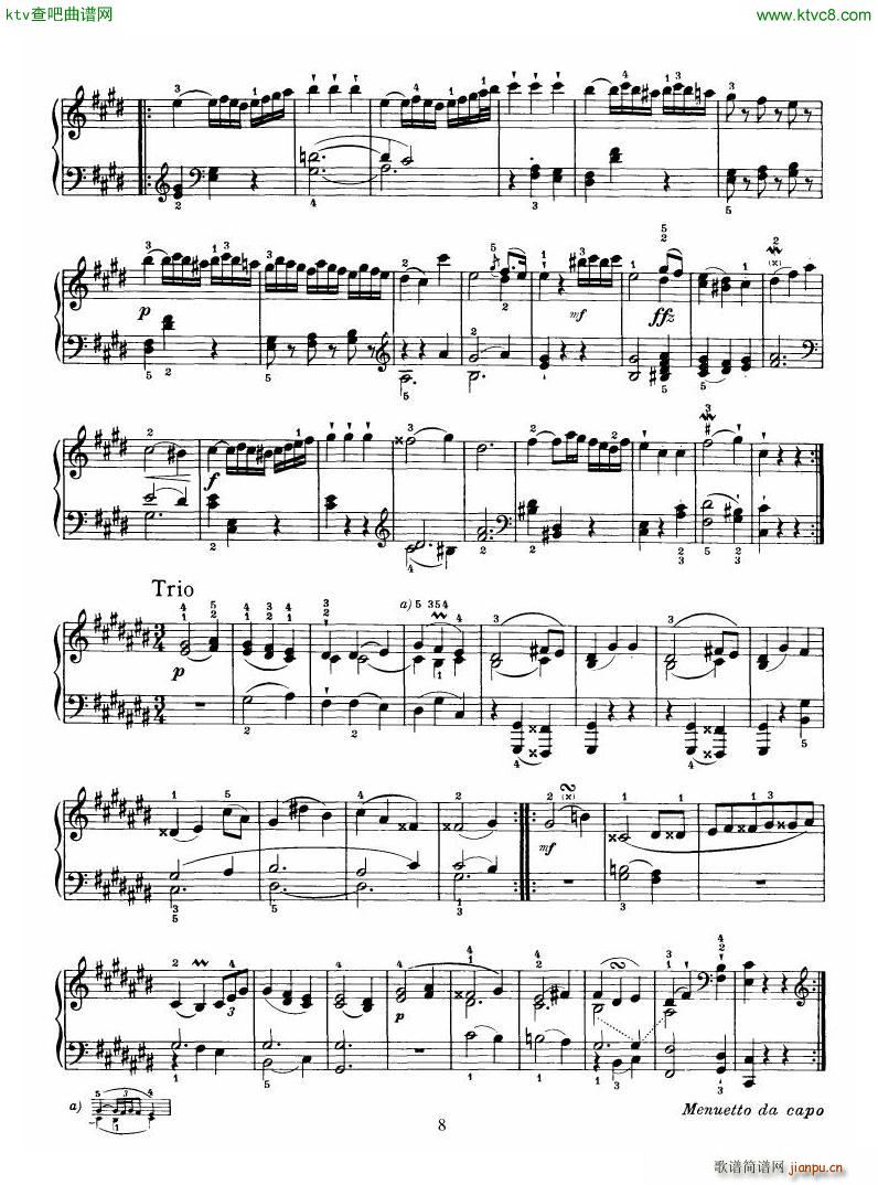 Haydn Piano Sonata No 36 In C()8