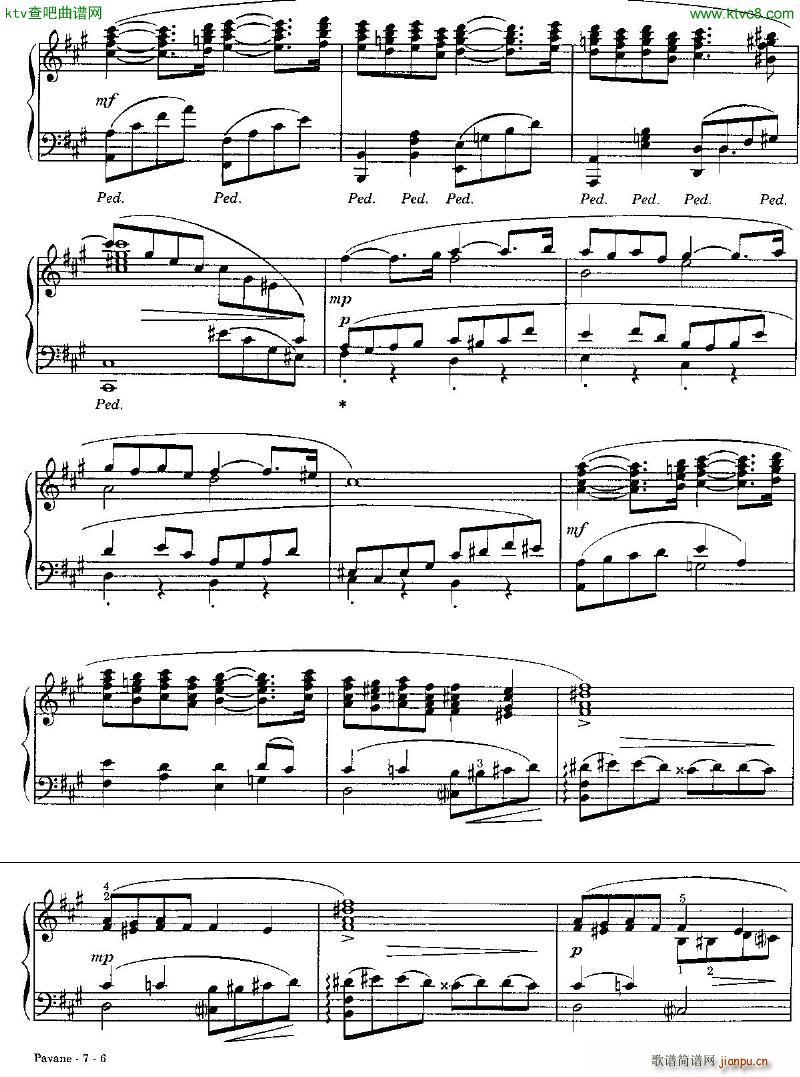 Faure 050 Pavane arr piano solo R Schultz()6