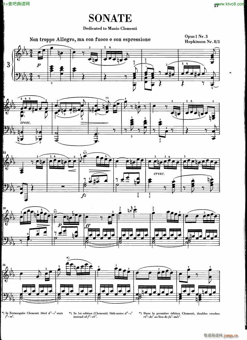 Field 01 3 Piano Sonata No3()1