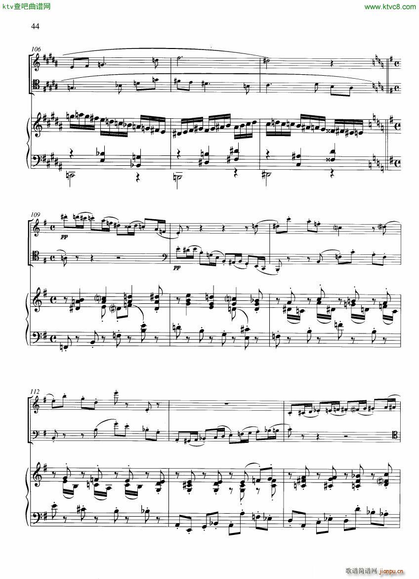 Francaix Trio for oboe bassoon and piano ()17