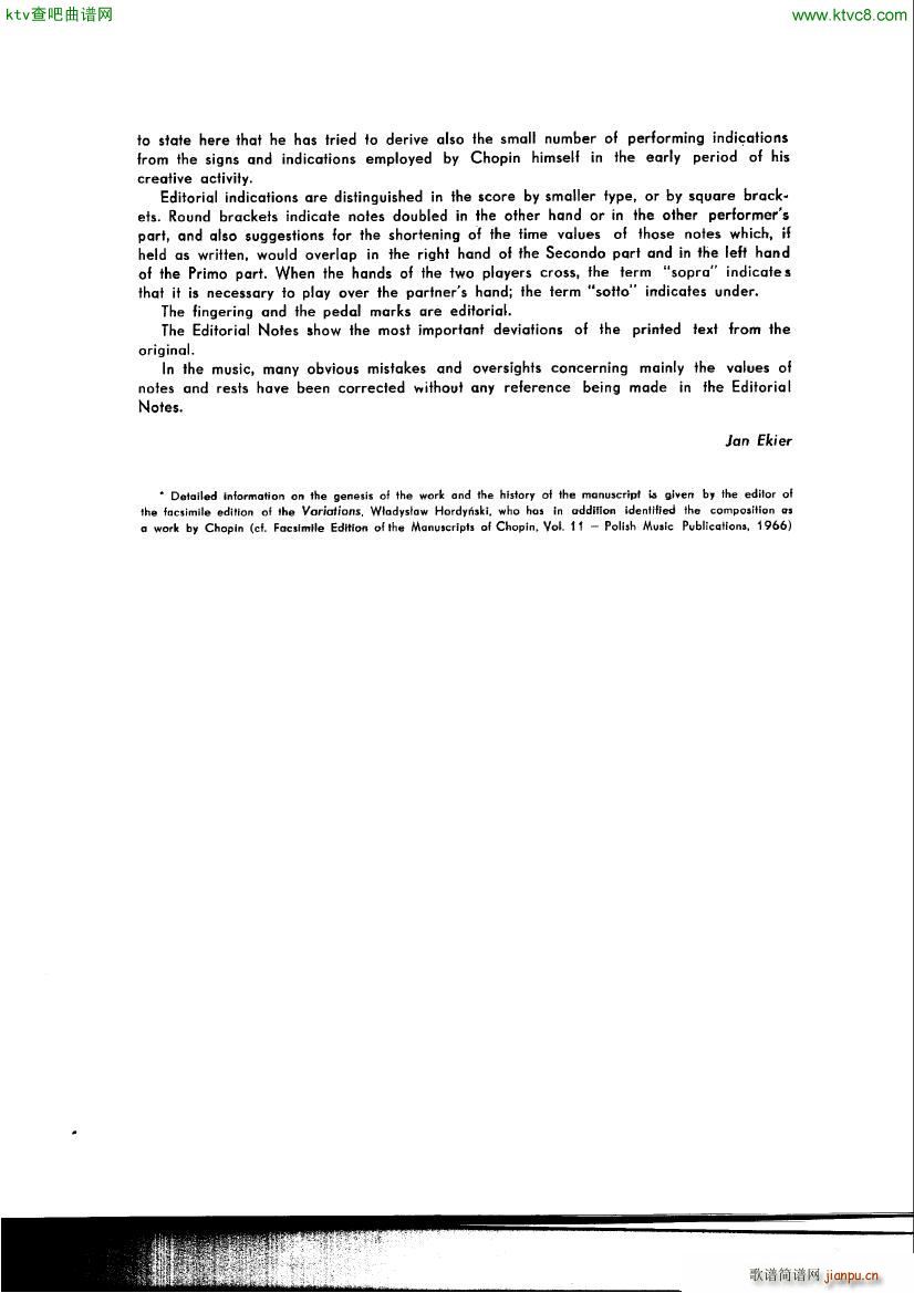 Chopin ekier variations in D()23
