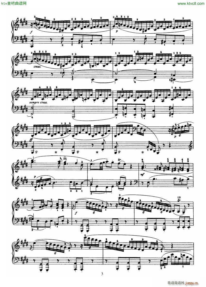 Haydn Piano Sonata No 31 In E()3