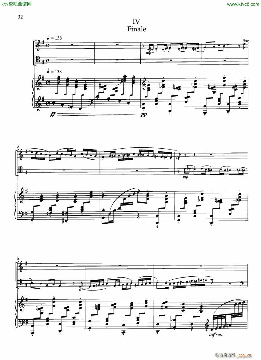 Francaix Trio for oboe bassoon and piano ()5