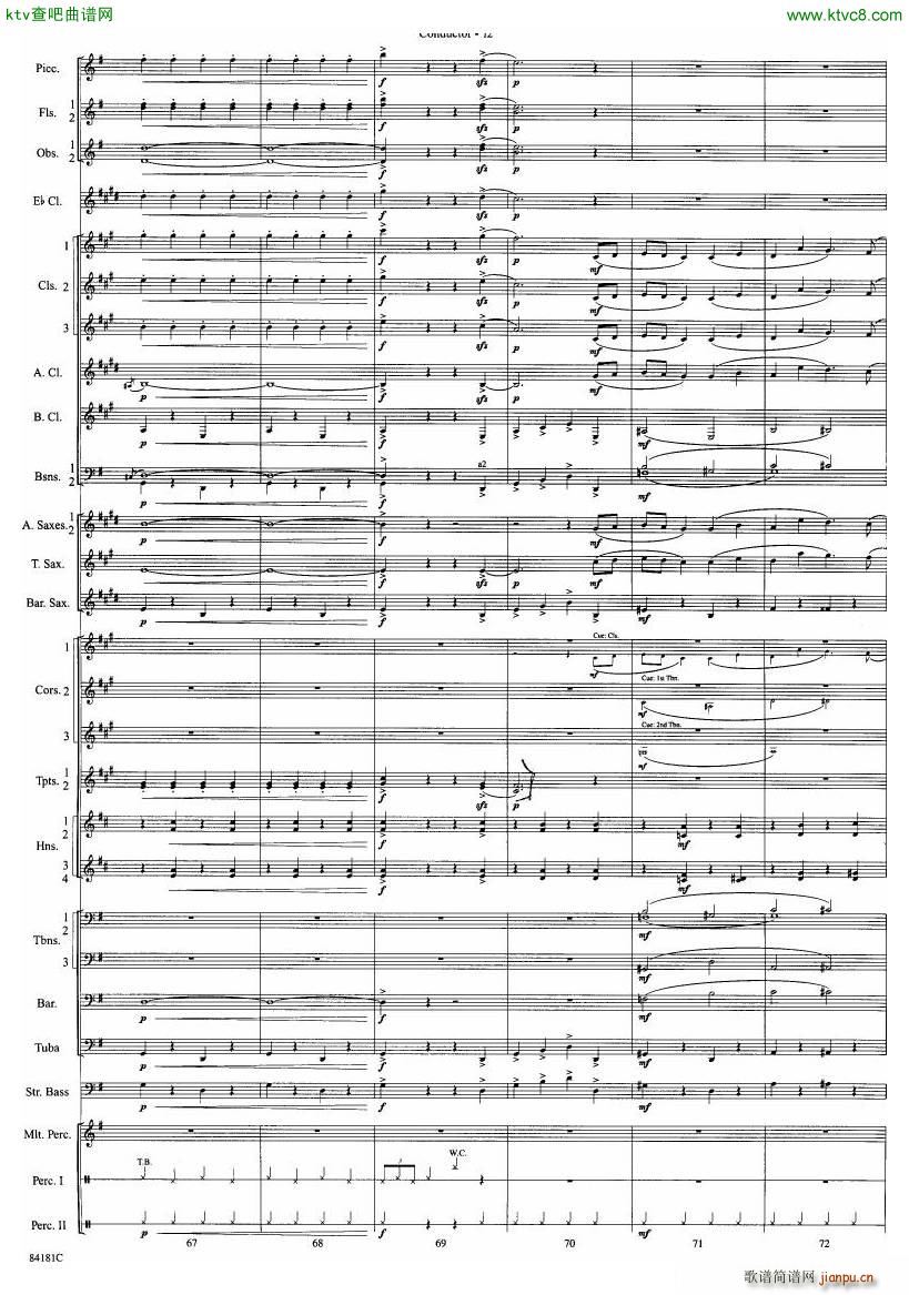Anderson Sleigh Ride full score()13