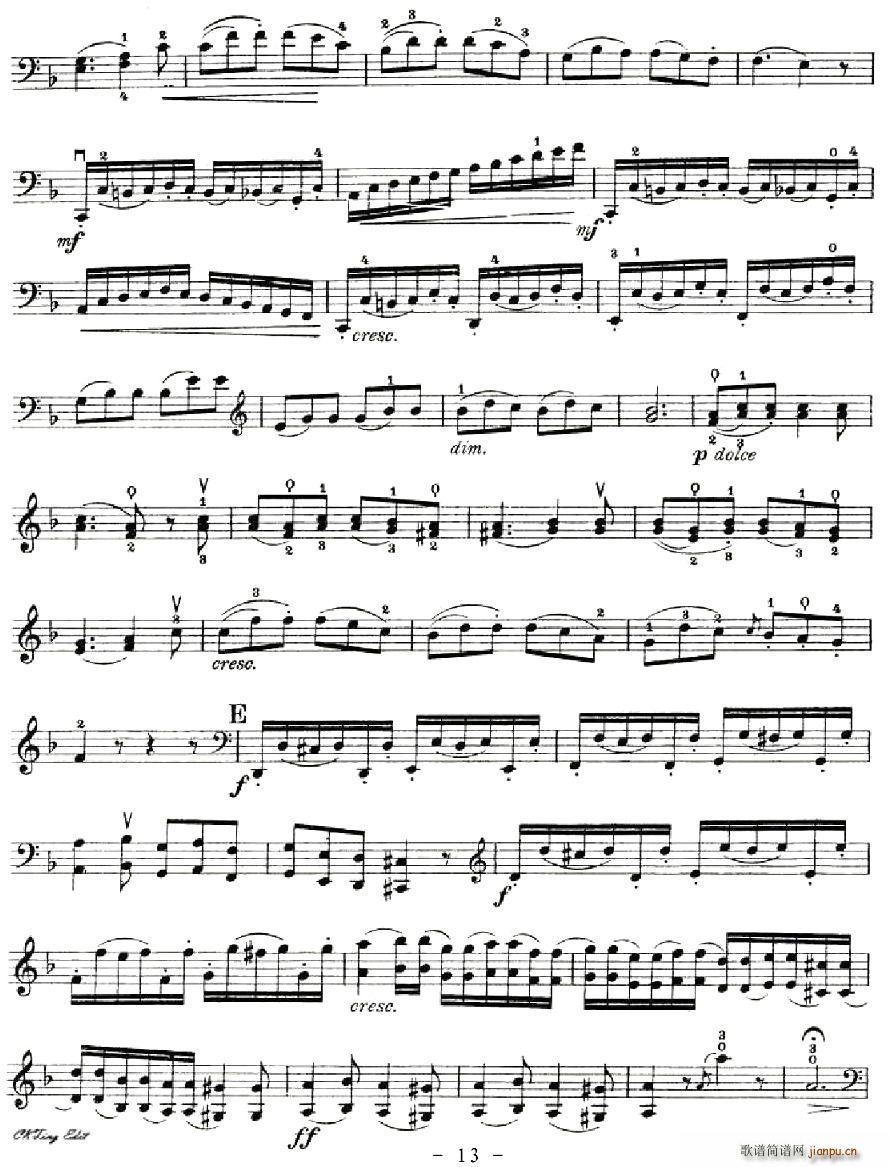 J. Haydn Concerto in D Major()13