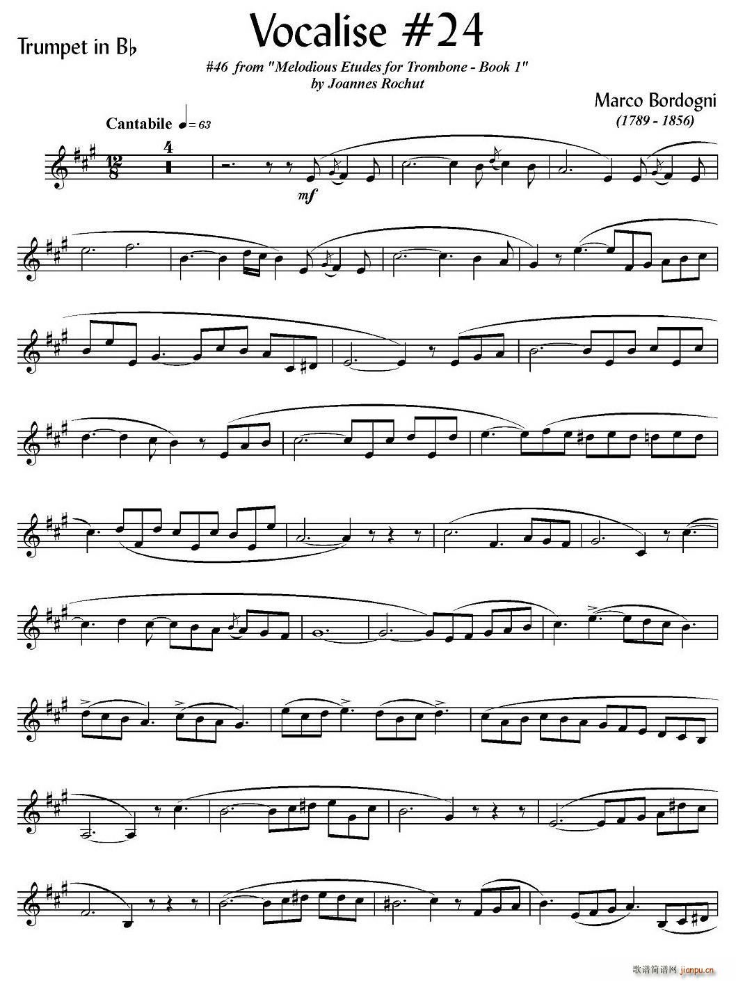 Bordogni Vocalise 24 С ͭ(ʮּ)1