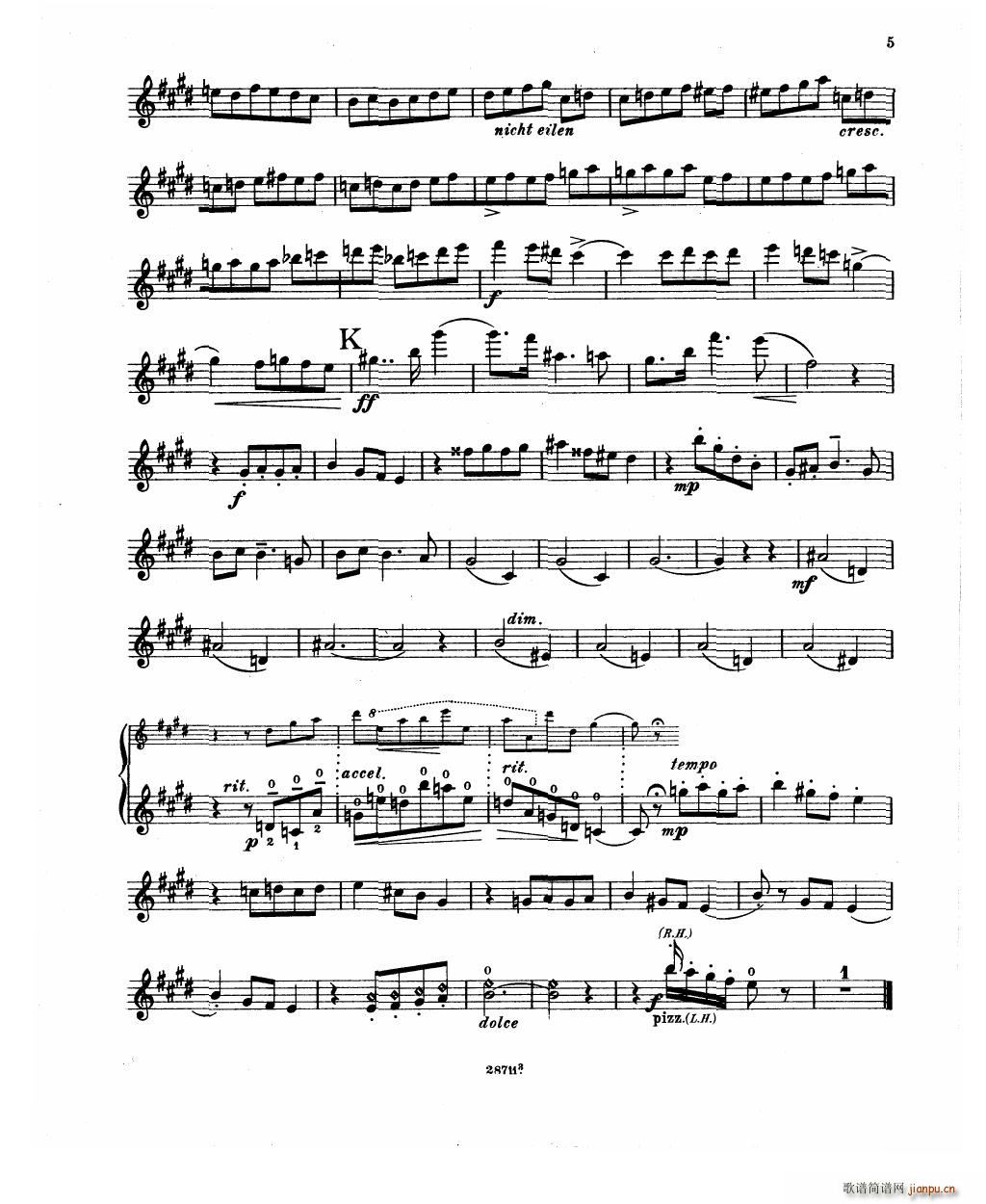 Bowen Humoresque for violin and piano()21